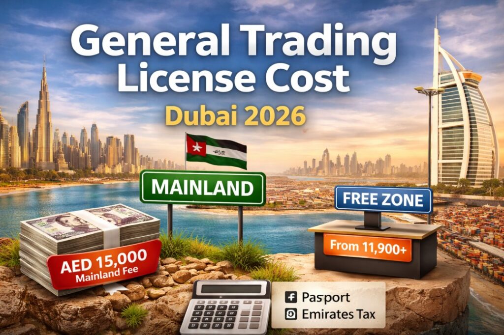 General trading license cost Dubai 2026
