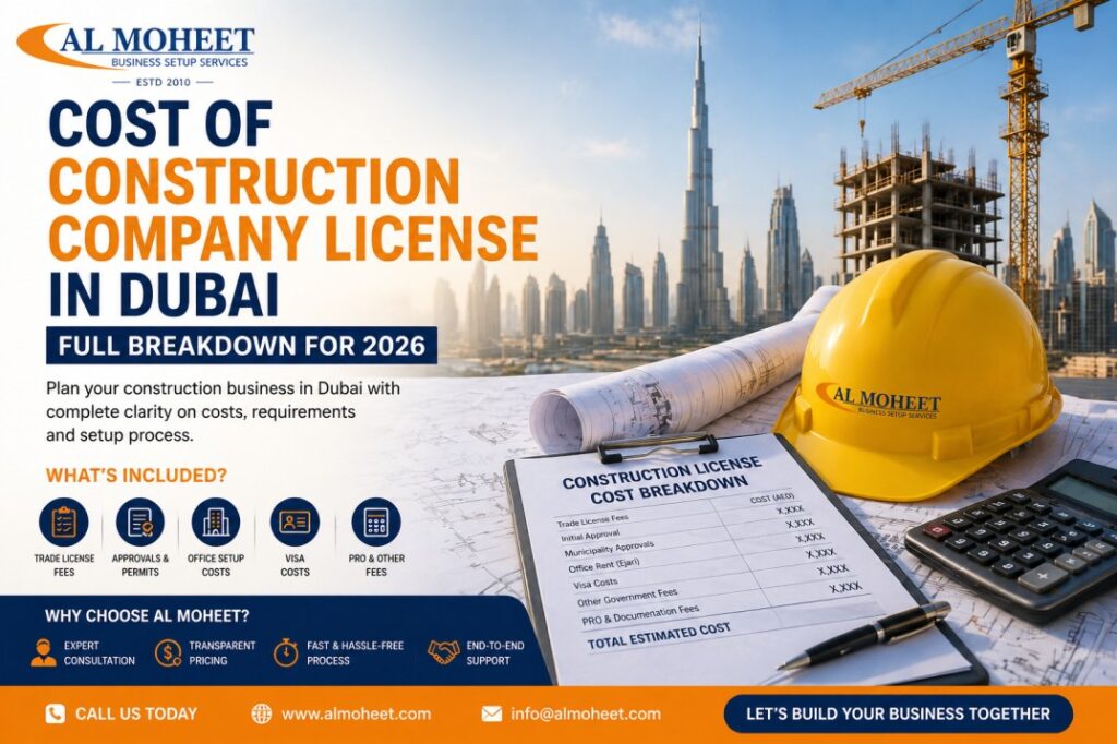 Construction Company License in Dubai