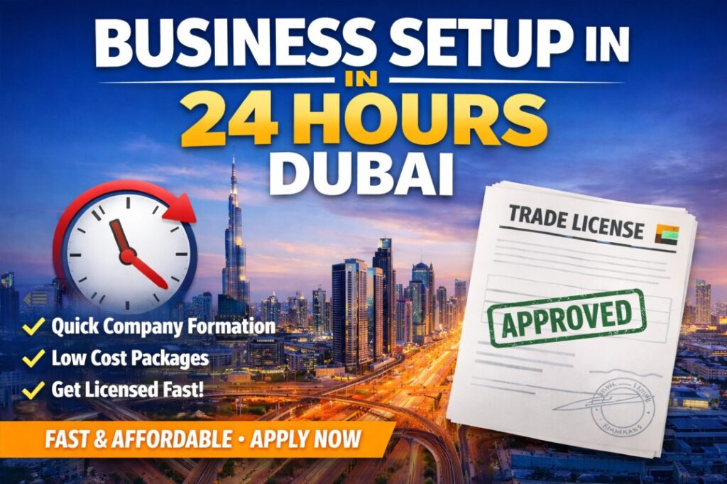 Business setup in Dubai in 24 hours